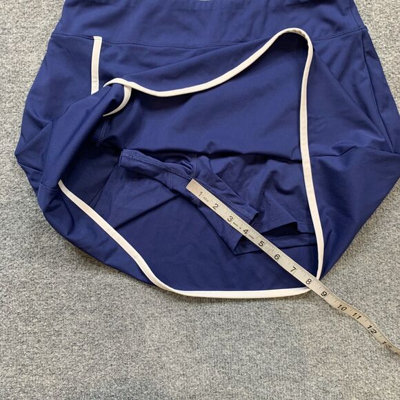 Tommy Bahama Skort Women L Large Storm White Pull On Tulip Front Inner Shorts - Picture 4 of 10